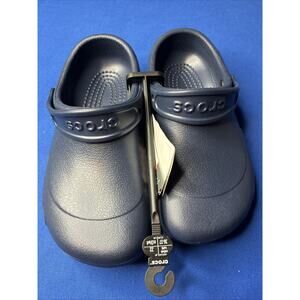 Crocs Unisex Bistro Slip Resistant Clog - Navy Blue M4/W6 New